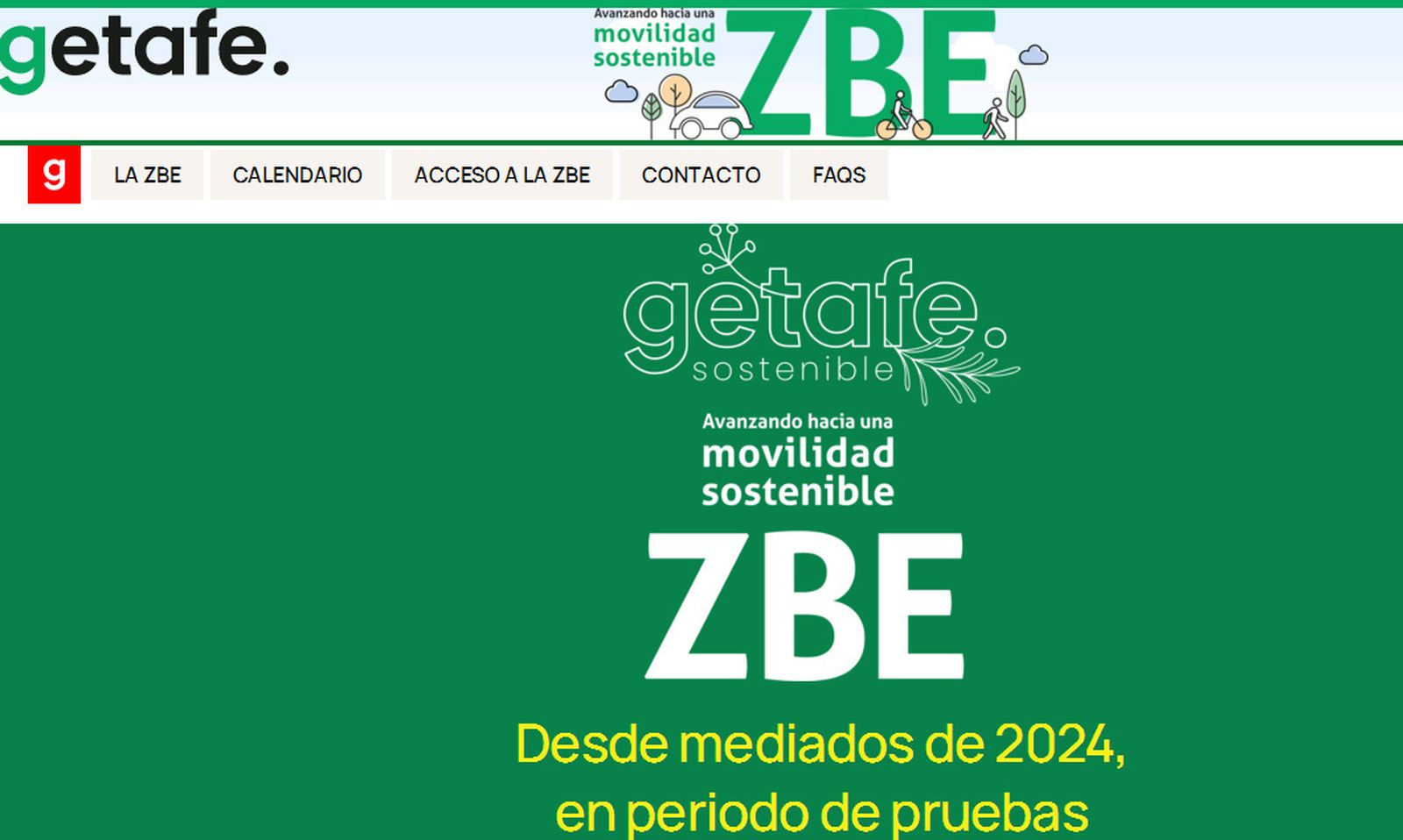 Zona de Bajas Emisiones en Getafe