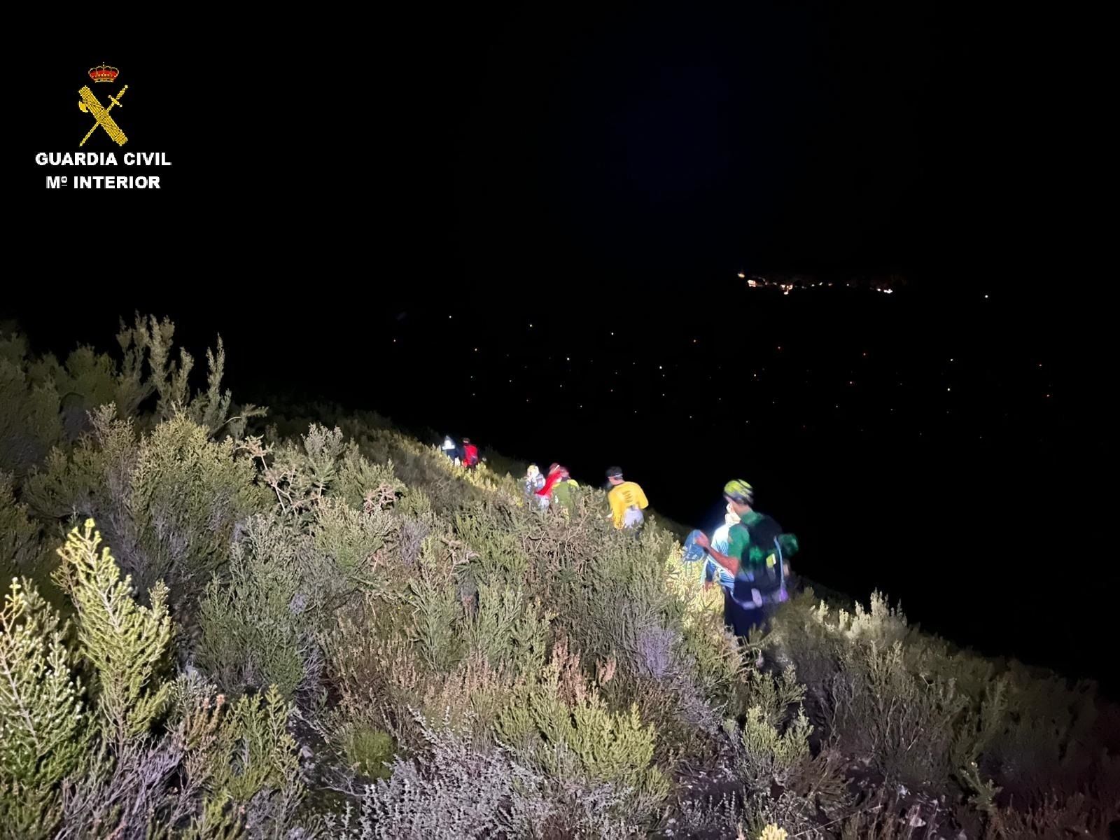 Rescate de los tres excursionistas madrileños en Asturias