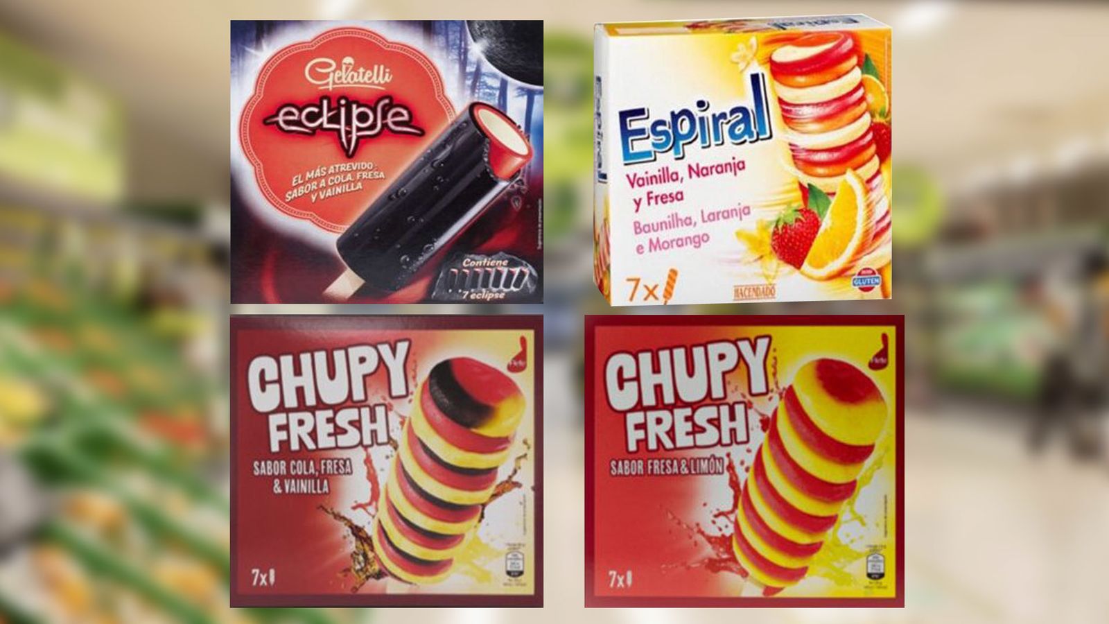 Helados retirados