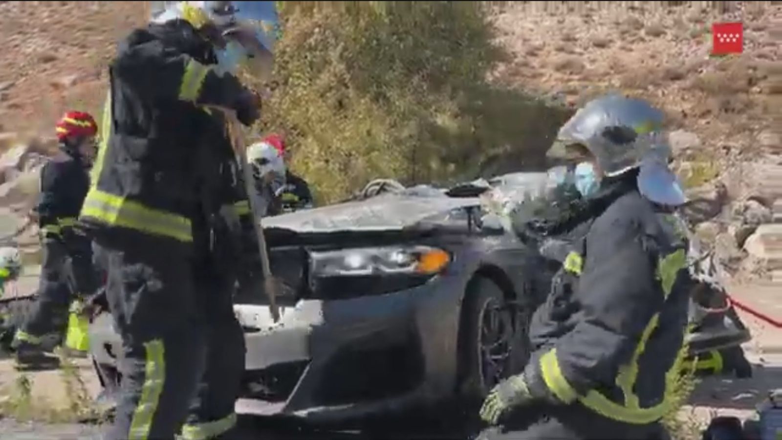 Accidente de tráfico en la R-3