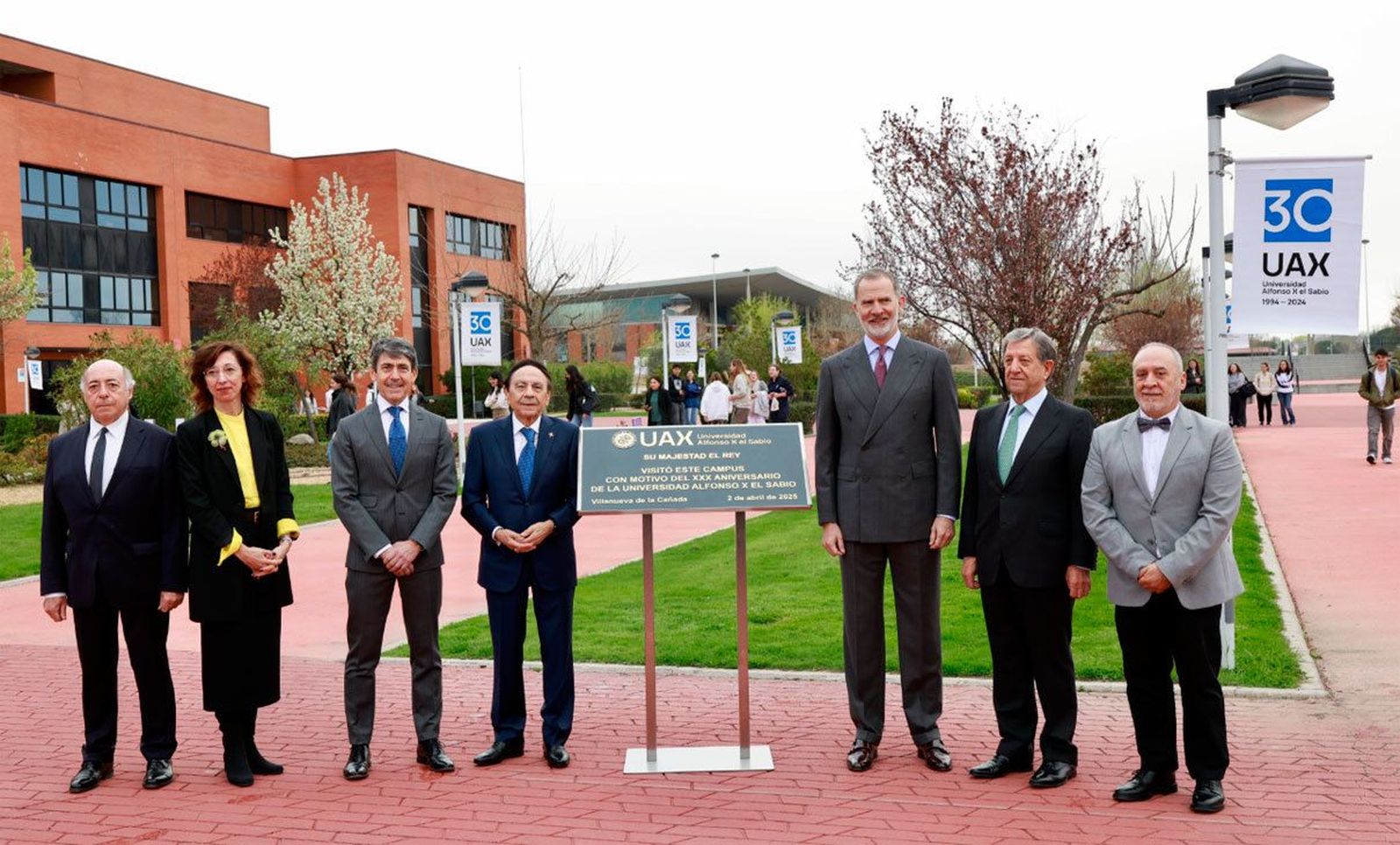 El Rey visita la Universidad Alfonso X el Sabio con motivo de su 30 aniversario