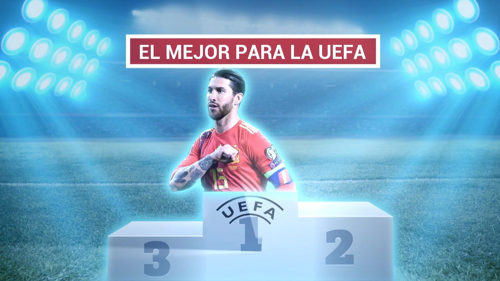Sergio Ramos, mejor jugador de la temporada para la UEFA