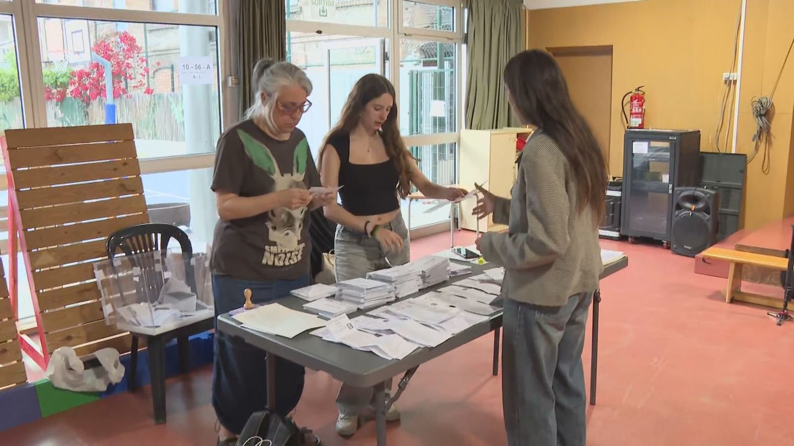 Recuento de votos en Cataluña