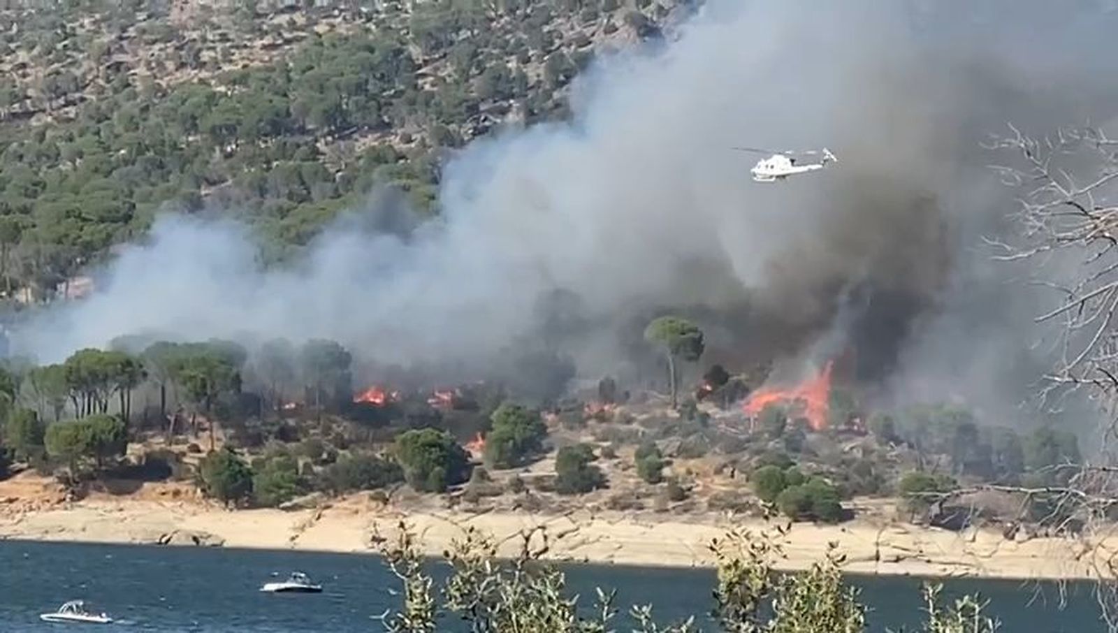 Estabilizado el incendio forestal del Pantano de San Juan