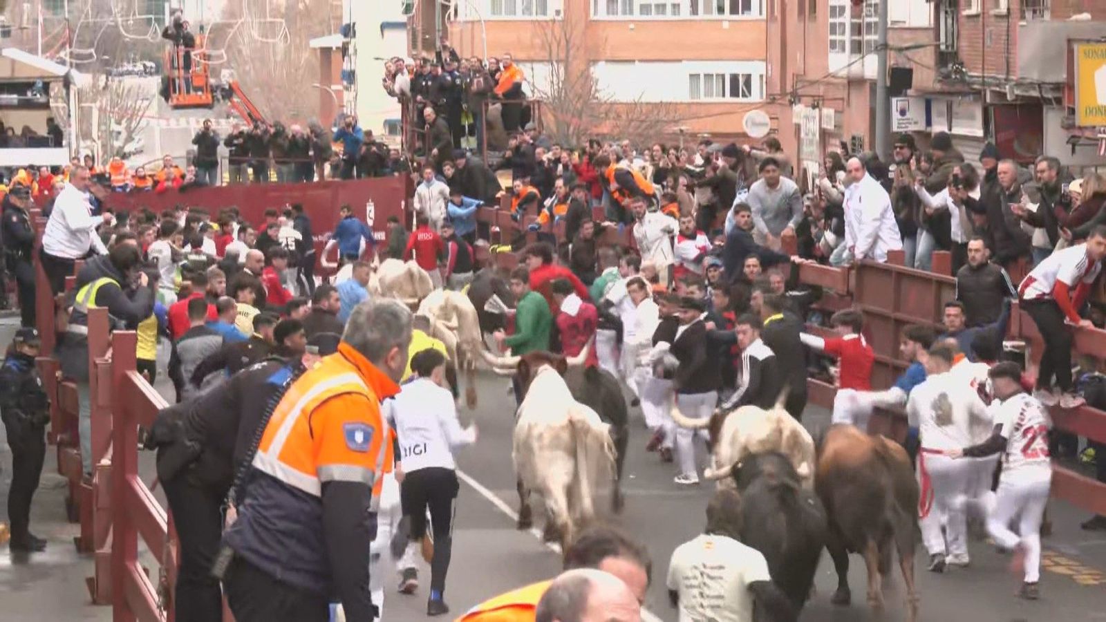 Así se han vivido los encierros blancos de San Sebastián de los Reyes