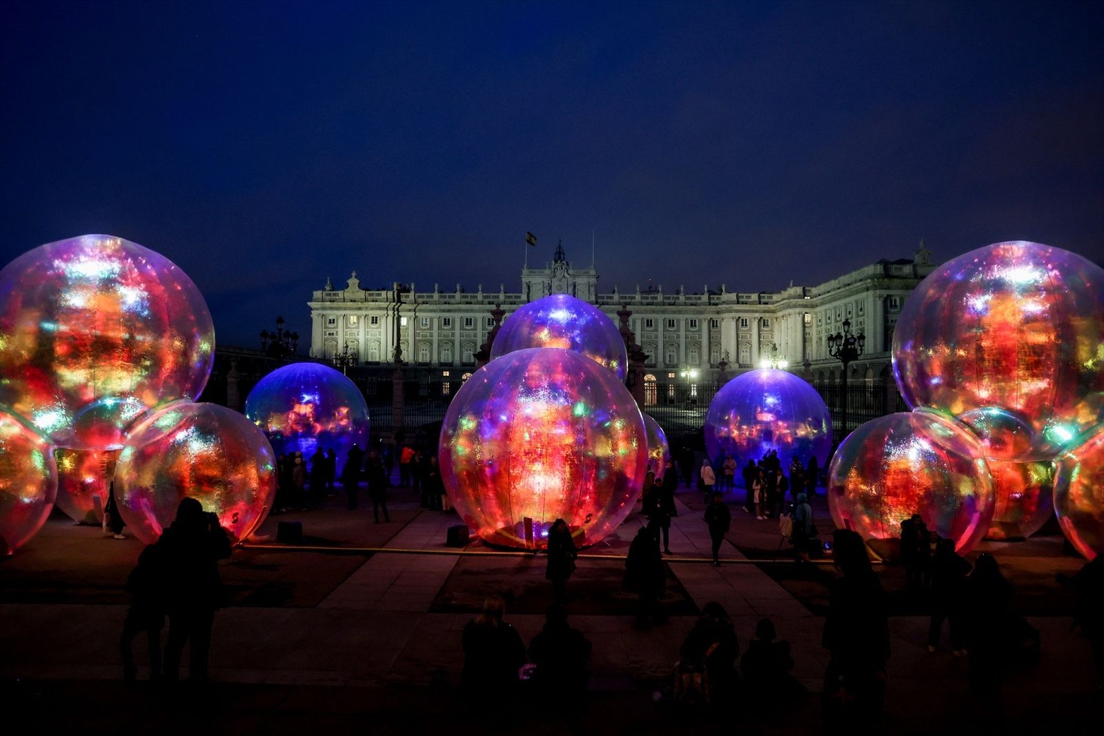 Instalación luz y sonido 'Evanescent', anticipo del programa del festival LuzMadrid