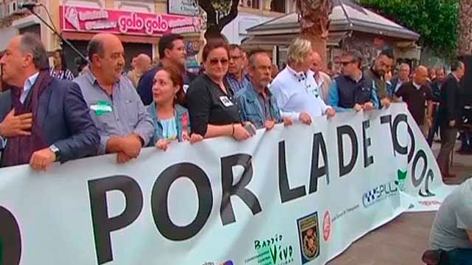 Miles de personas se manifiestan contra la violencia en el Campo de Gibraltar