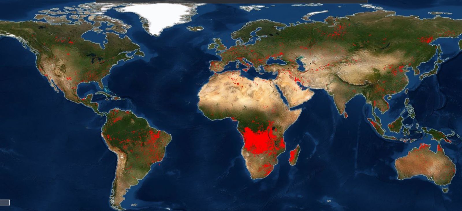 Incendios en todos los continentes a 17 de julio de 2022