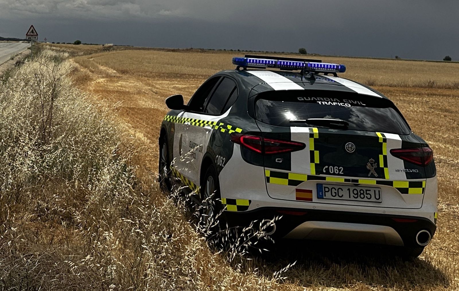 Vehículo de la Guardia Civil