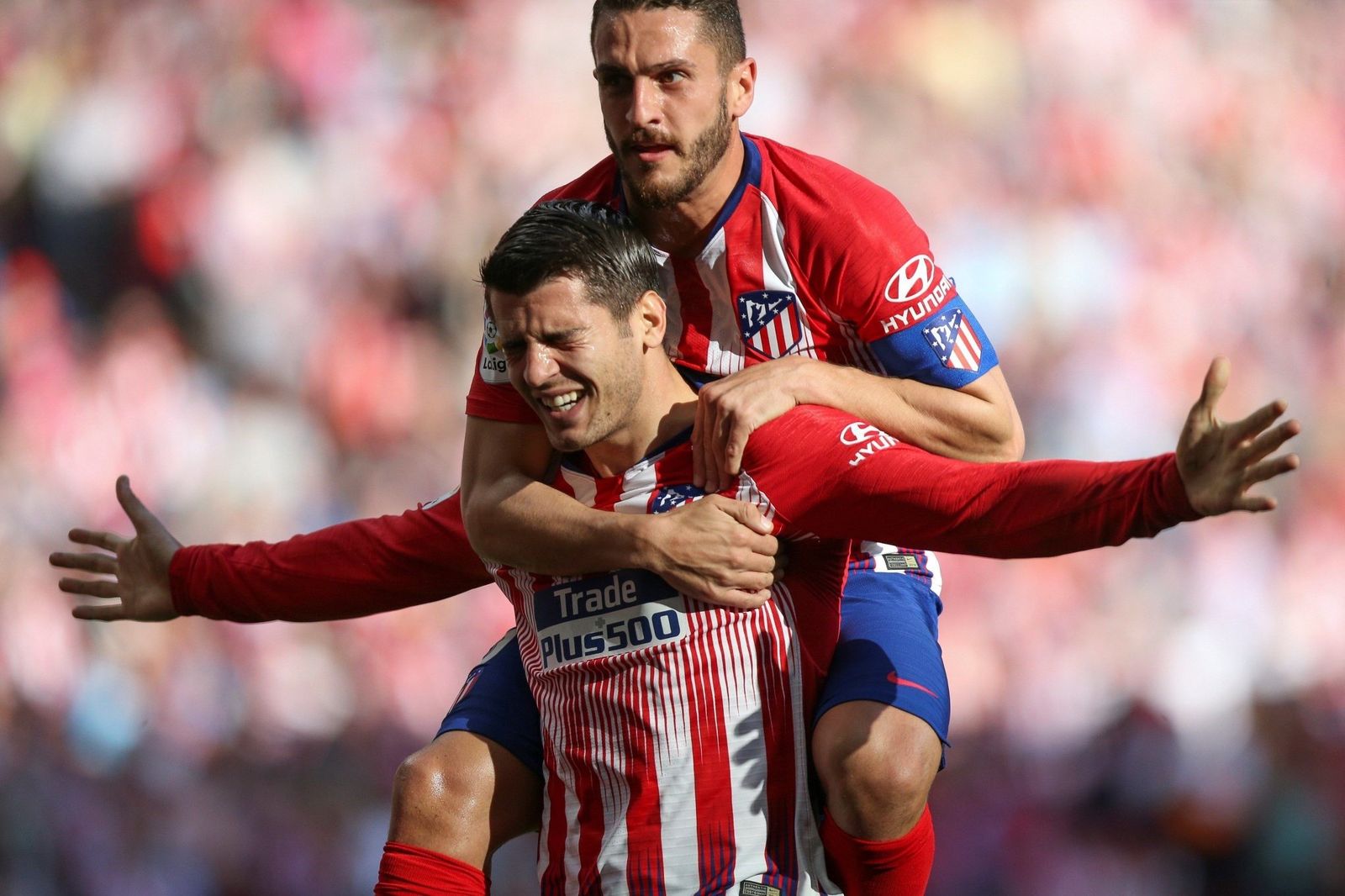Morata y Koke