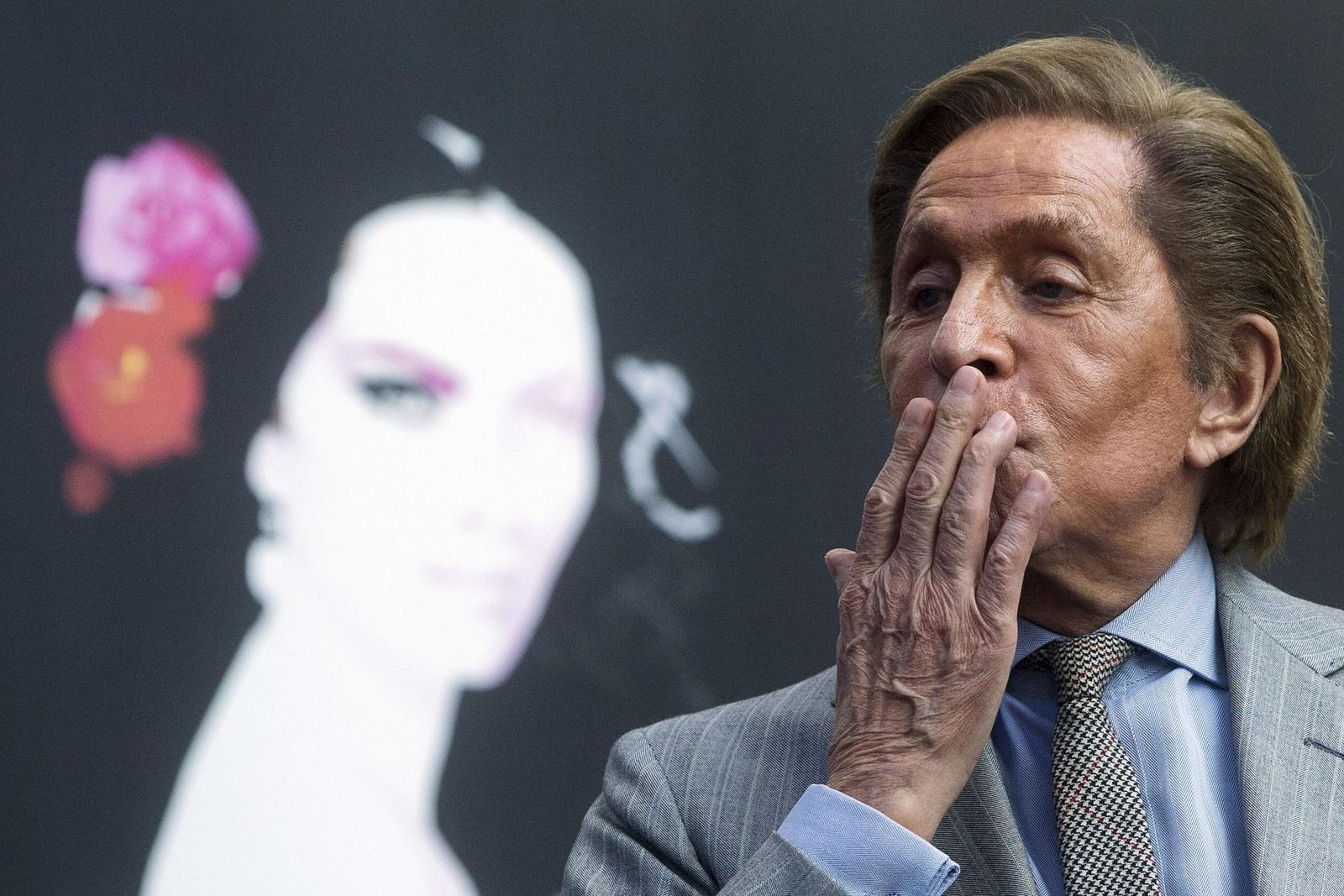 El diseñador italiano Valentino Garavani, en una imagen de 2017