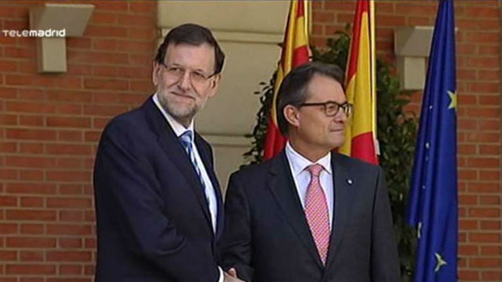 Mariano Rajoy y Artur Mas