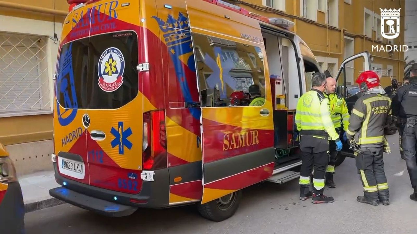 Muere una mujer en un incendio en la avenida de Concha Espina