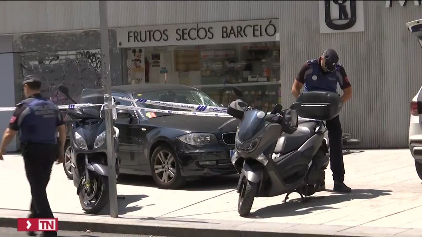 Atropello múltiple al lado del mercado de Barceló