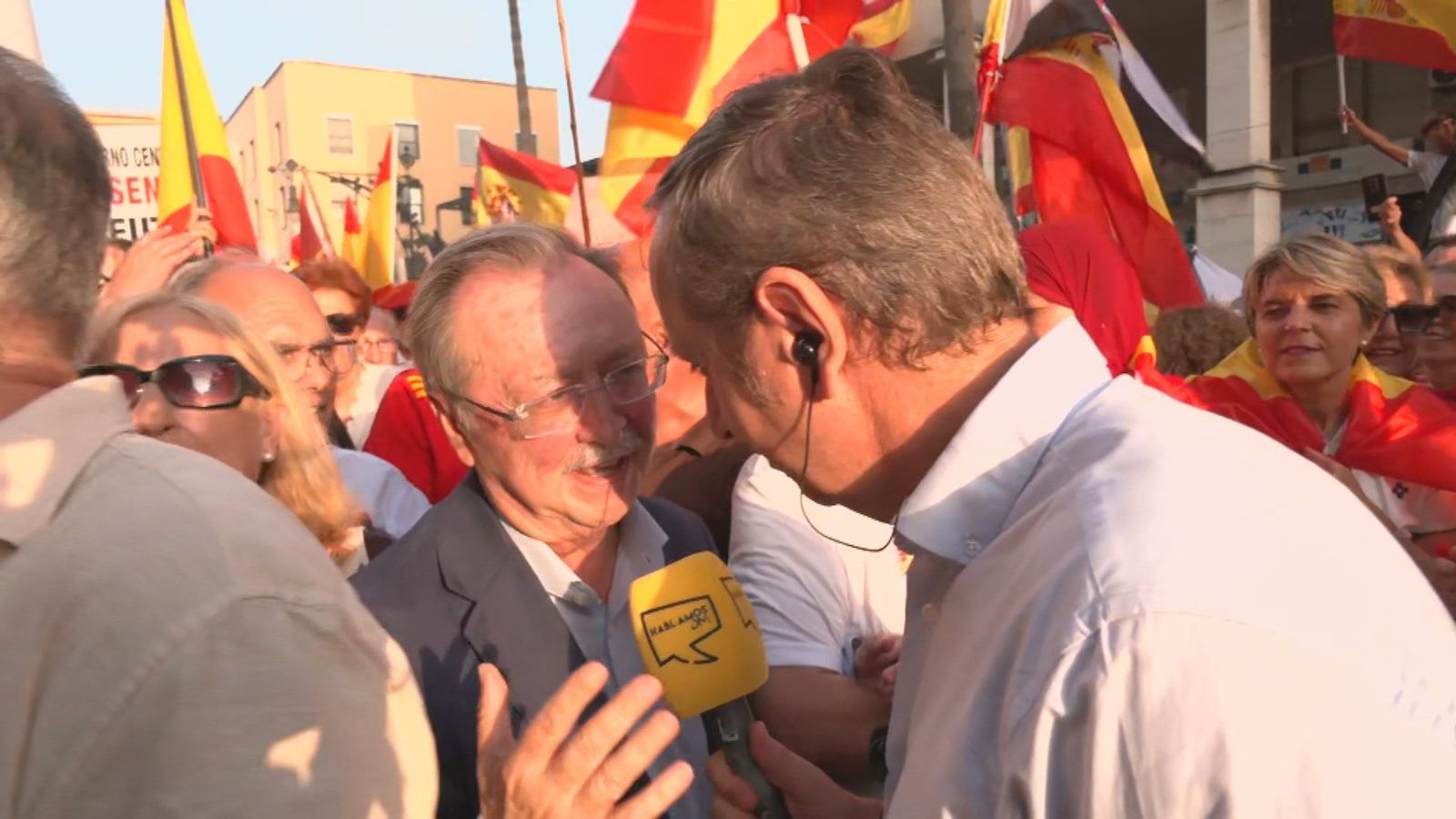 Juan Jesús Vivas en la manifestación de Ceuta: "Somos España y vamos a luchar por serlo"
