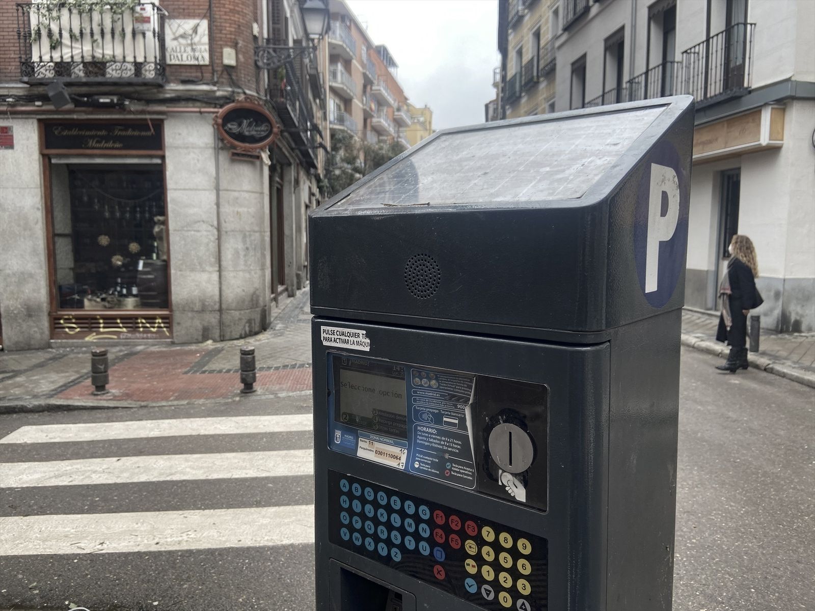 parquímetro en Madrid