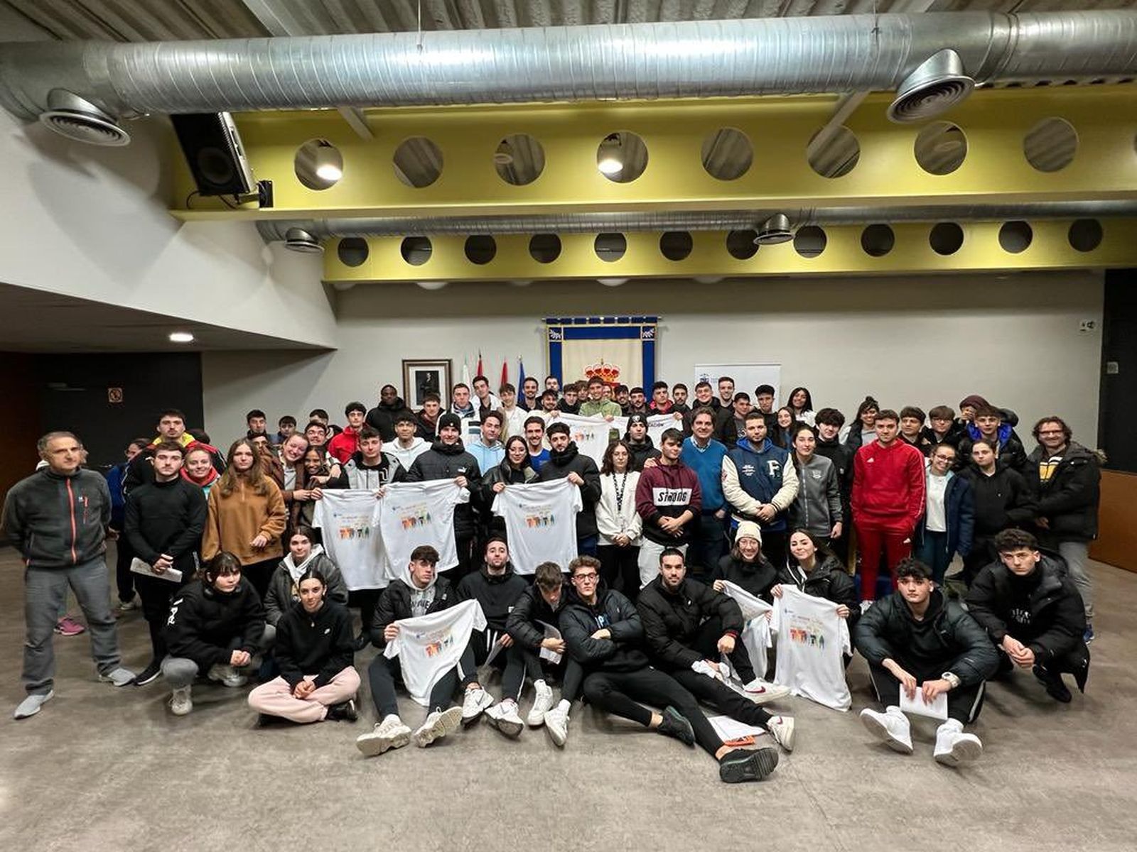 Estudiantes de Fuenlabrada que han participado en la marcha contra acoso escolar