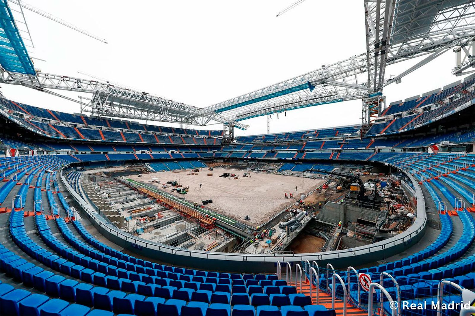 Obras de remodelación del Santiago Bernabéu