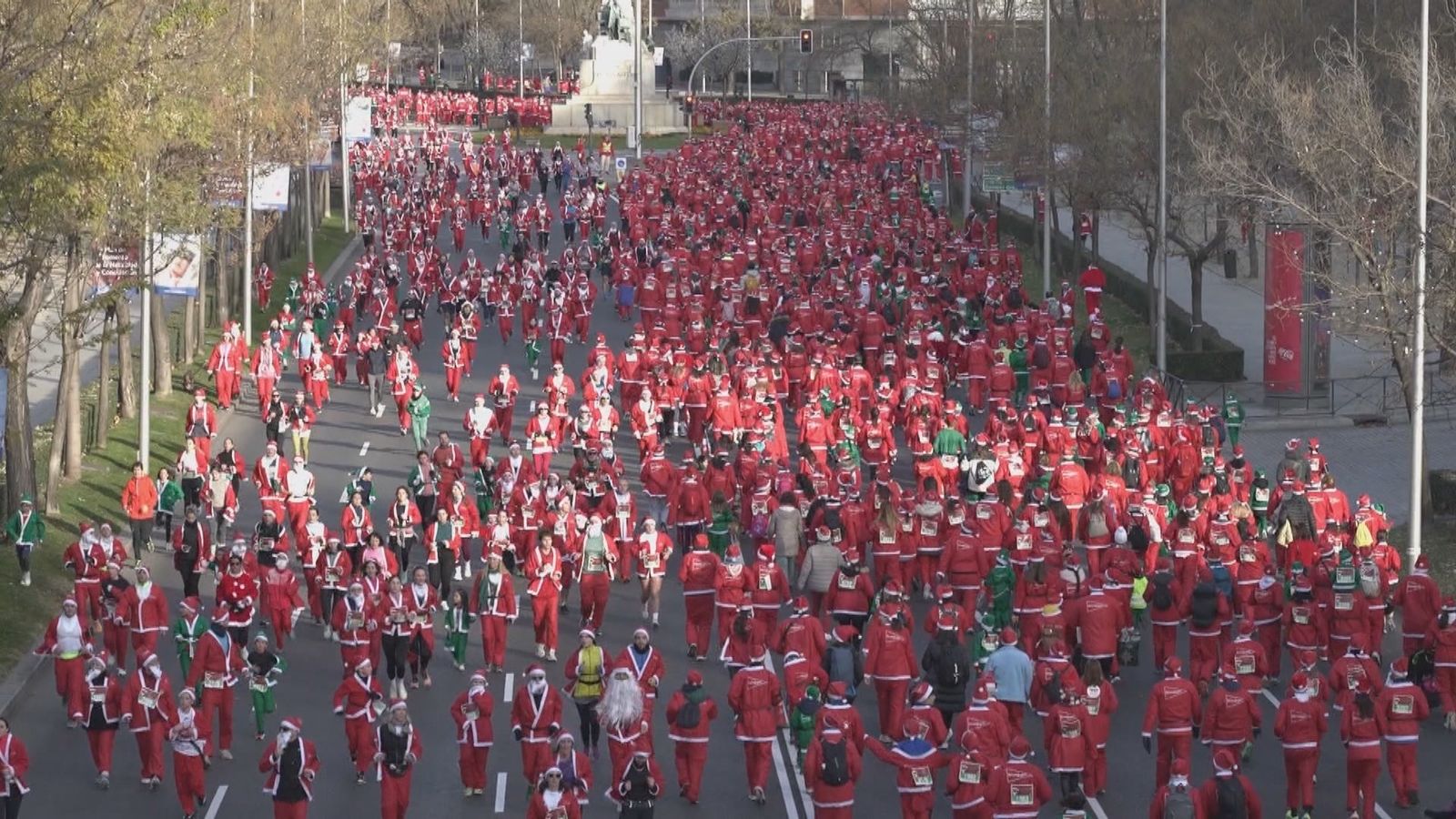 Carrera de Papá Noel 2024 en Madrid