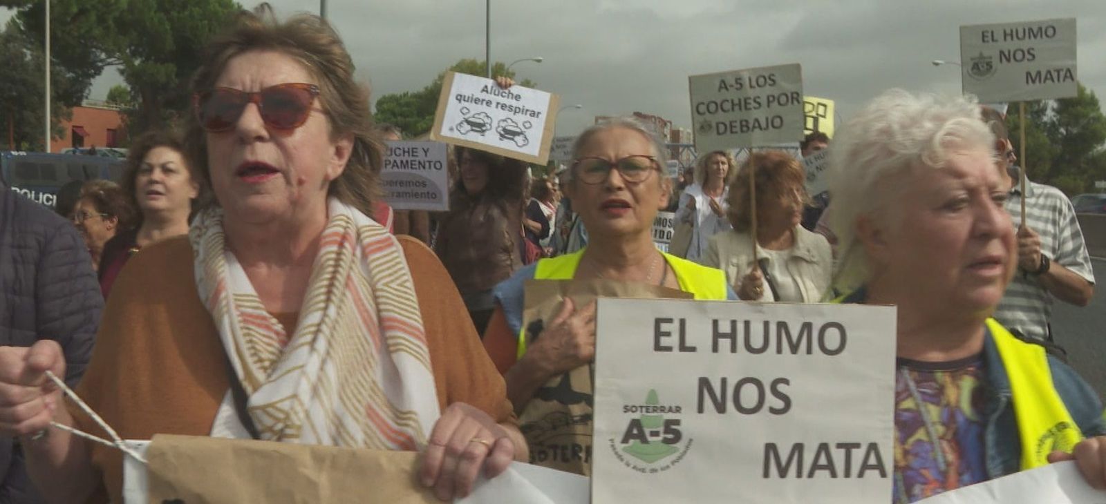 Vecinos de Campamento y Aluche reclaman el soterramiento de la A-5 más allá del proyecto actual