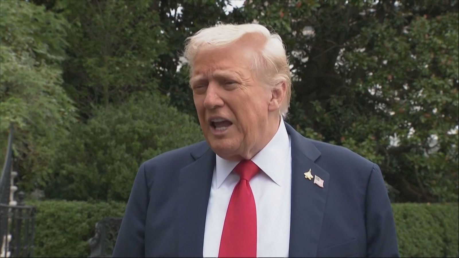 Trump amenaza a Hamás con desatar el "infierno" si no acepta el plan de paz antes del lunes