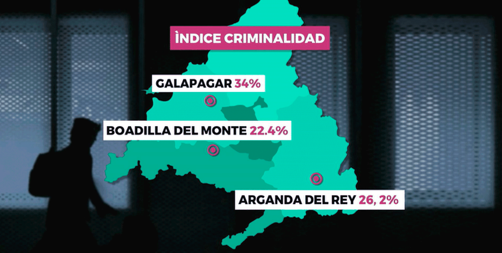 Los municipios con mayor criminalidad de Madrid