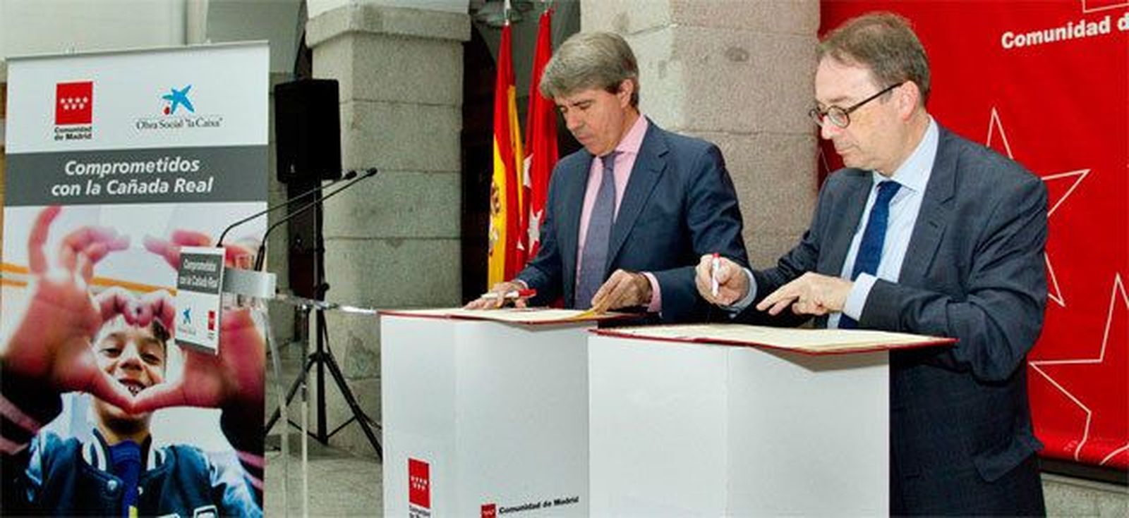 Comunidad de Madrid y "la Caixa" renuevan su acción social en la Cañada