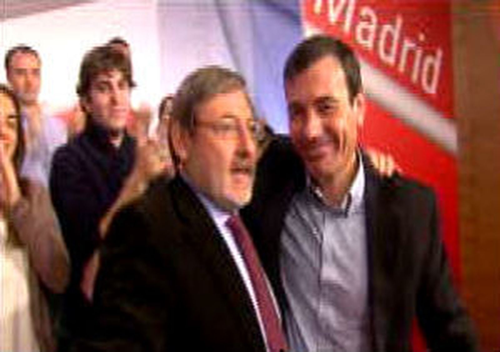 Tomás Gómez y Jaime Lissavetzky