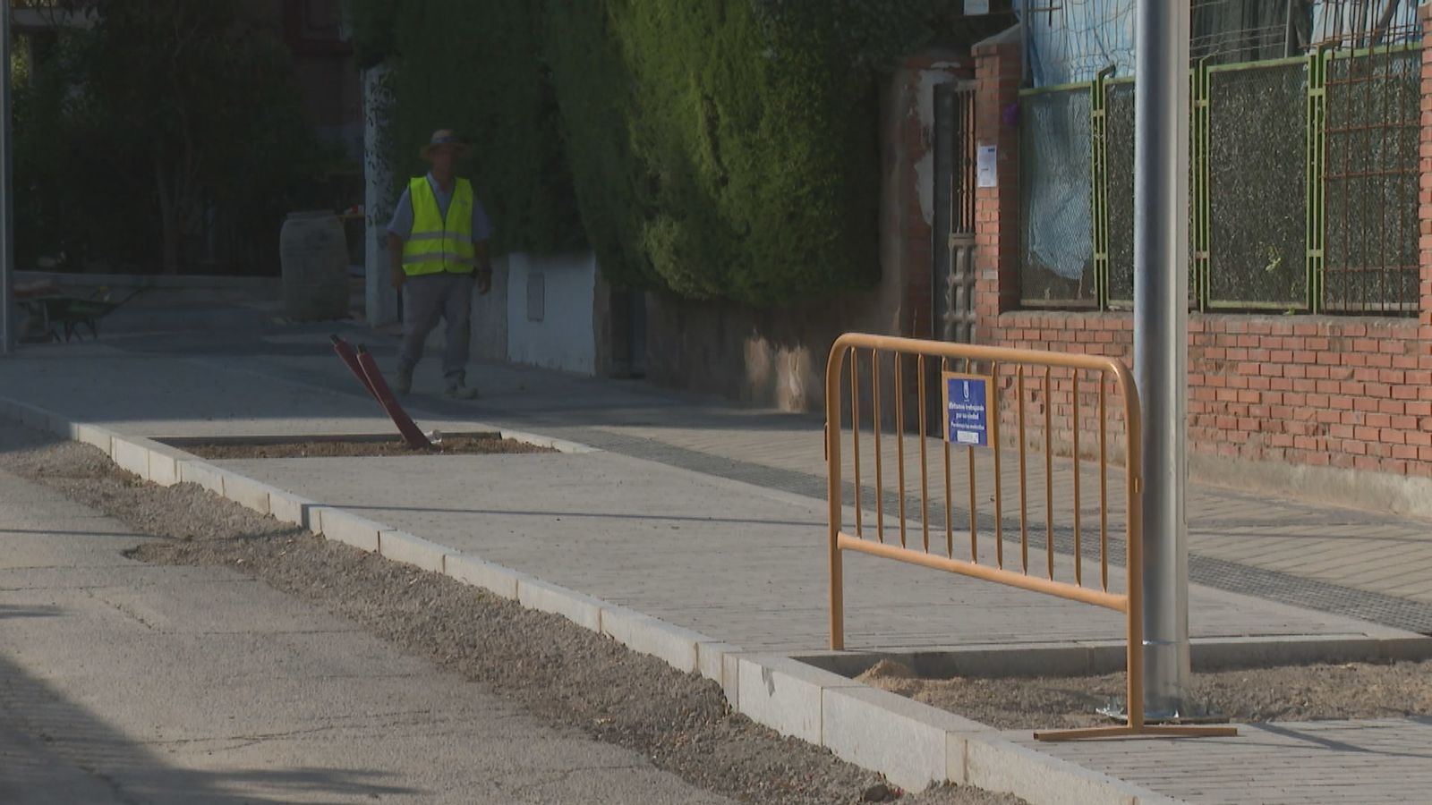 Renovación de calles junto a centros de día