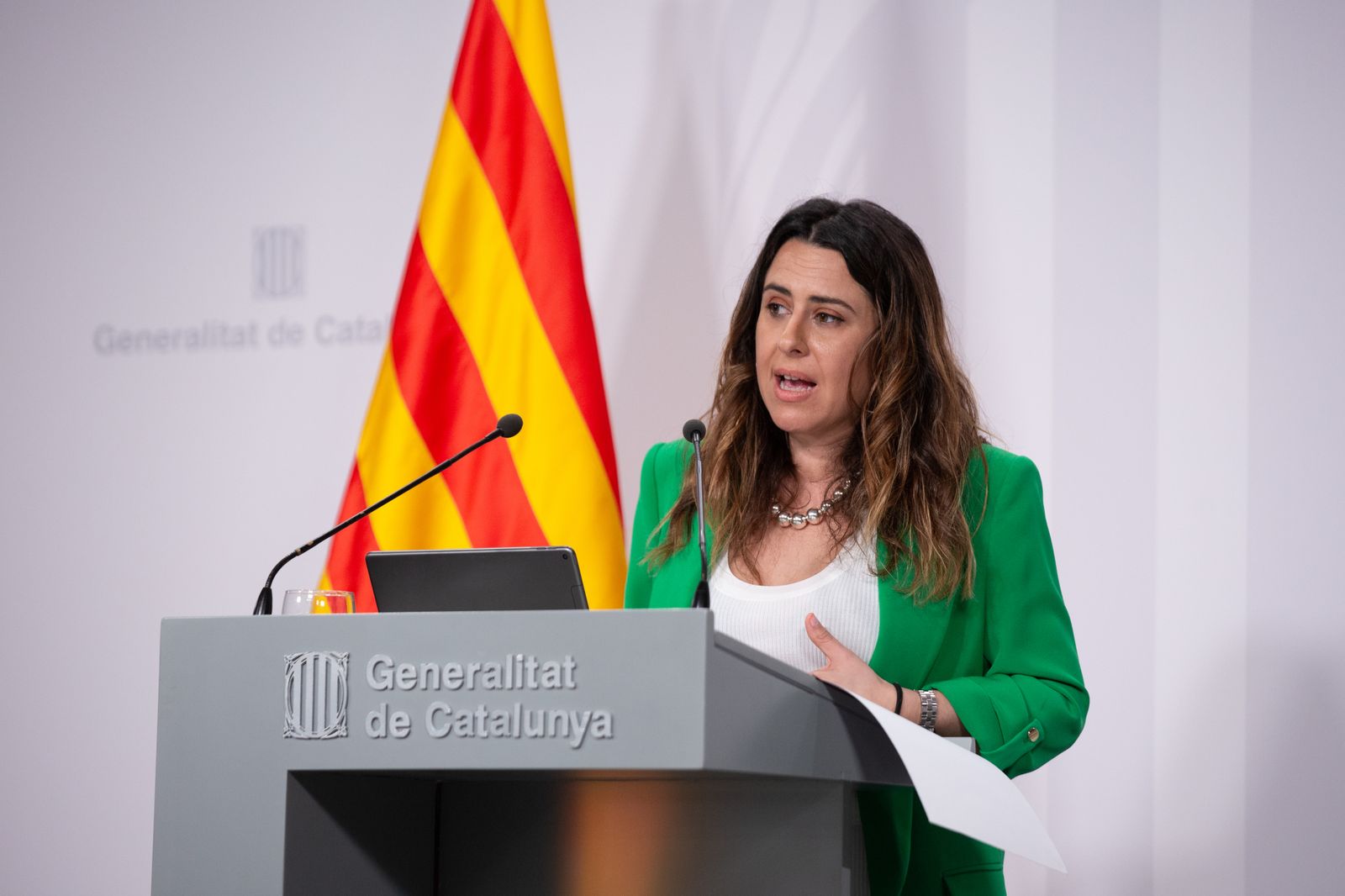 La portavoz del Govern, Patrícia Plaja