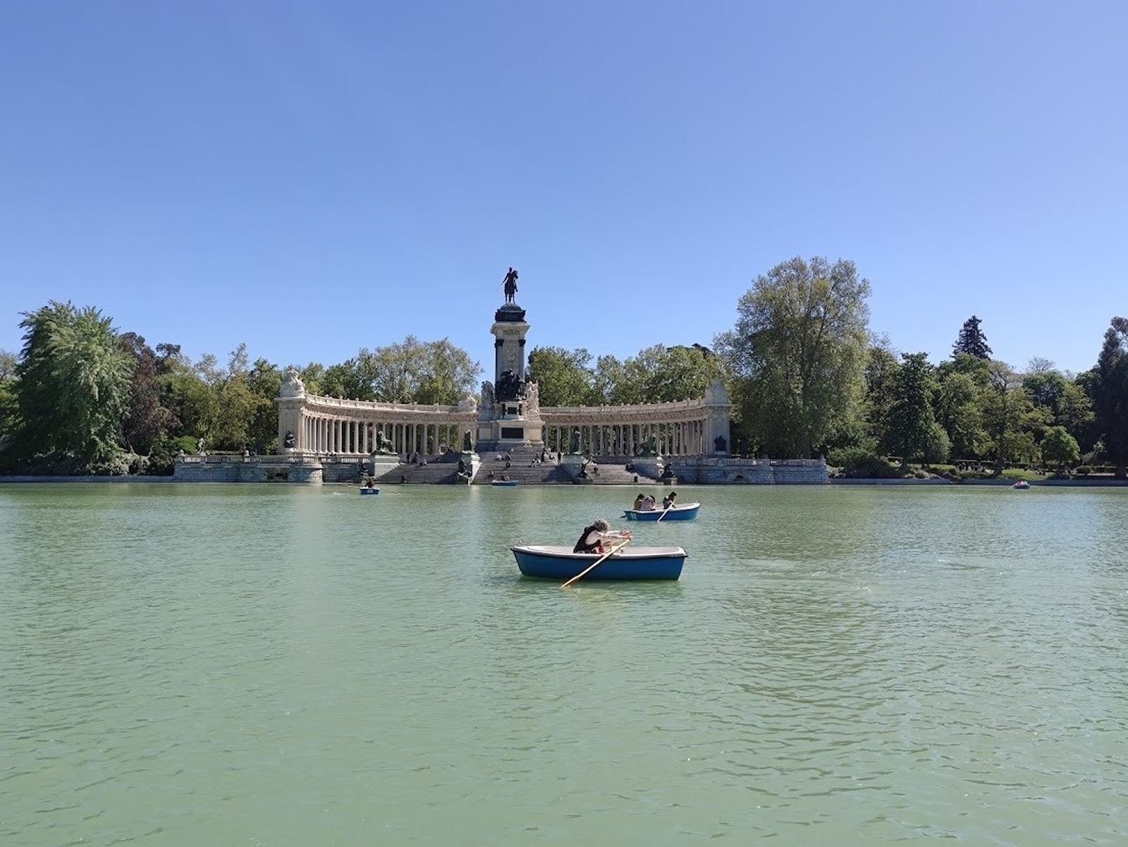Estanque del parque de El Retiro