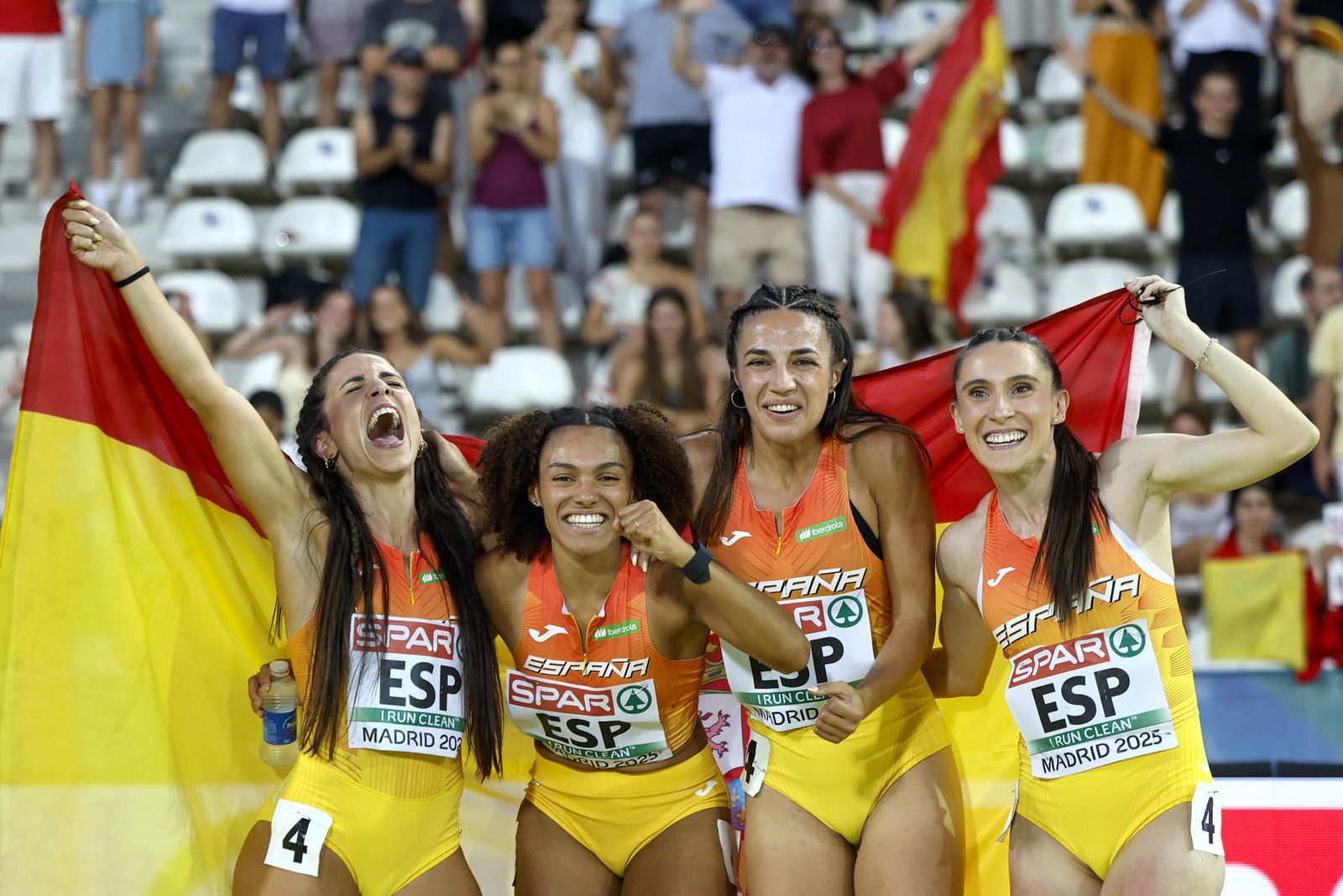 Relevo 4x100 femenino español