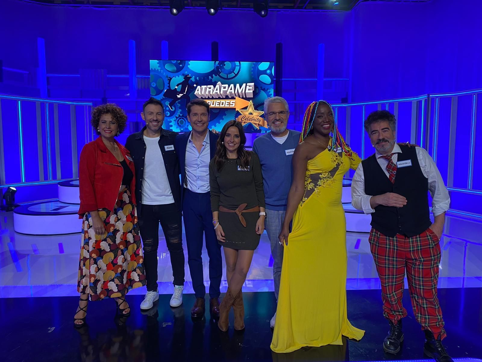Agustín Bravo, Iñaki Urrutia, Irma Soriano, Lucrecia, Carmen Alcayde y Agustín Jiménez