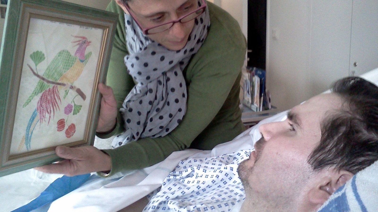 Vicent Lambert en un hospital francés / EFE