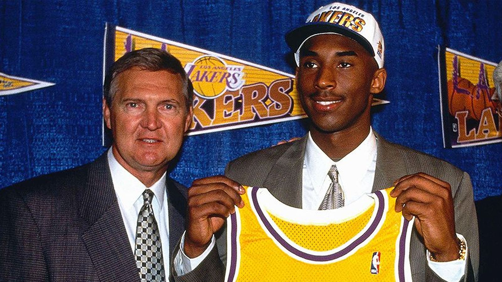Jerry West y Kobe Bryant