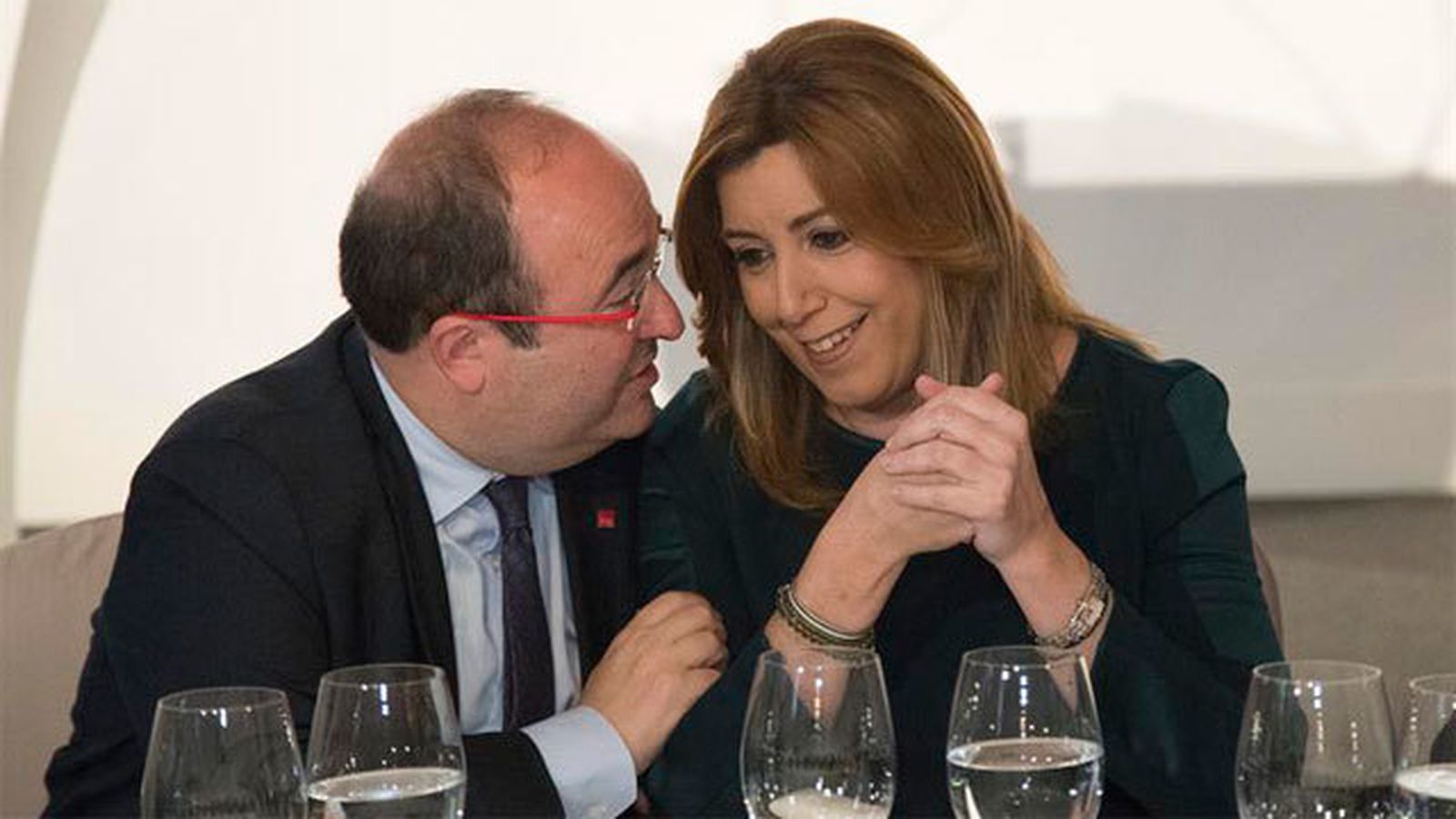 Miquel Iceta con Susana Díaz