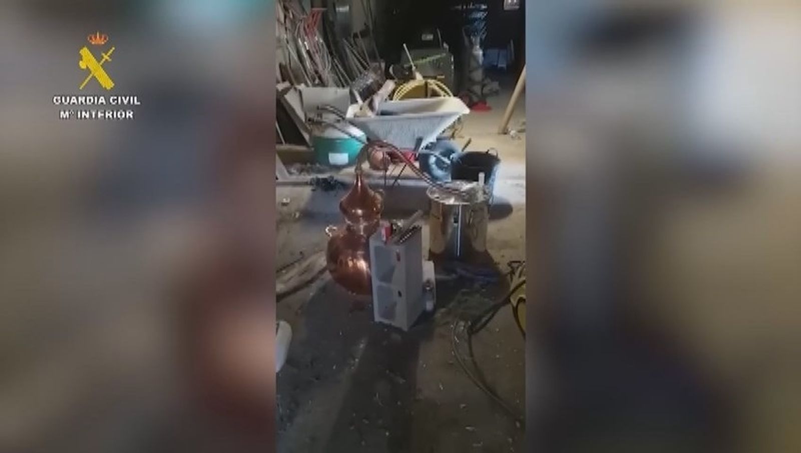 Desmantelado un taller clandestino de fabricación de explosivos
