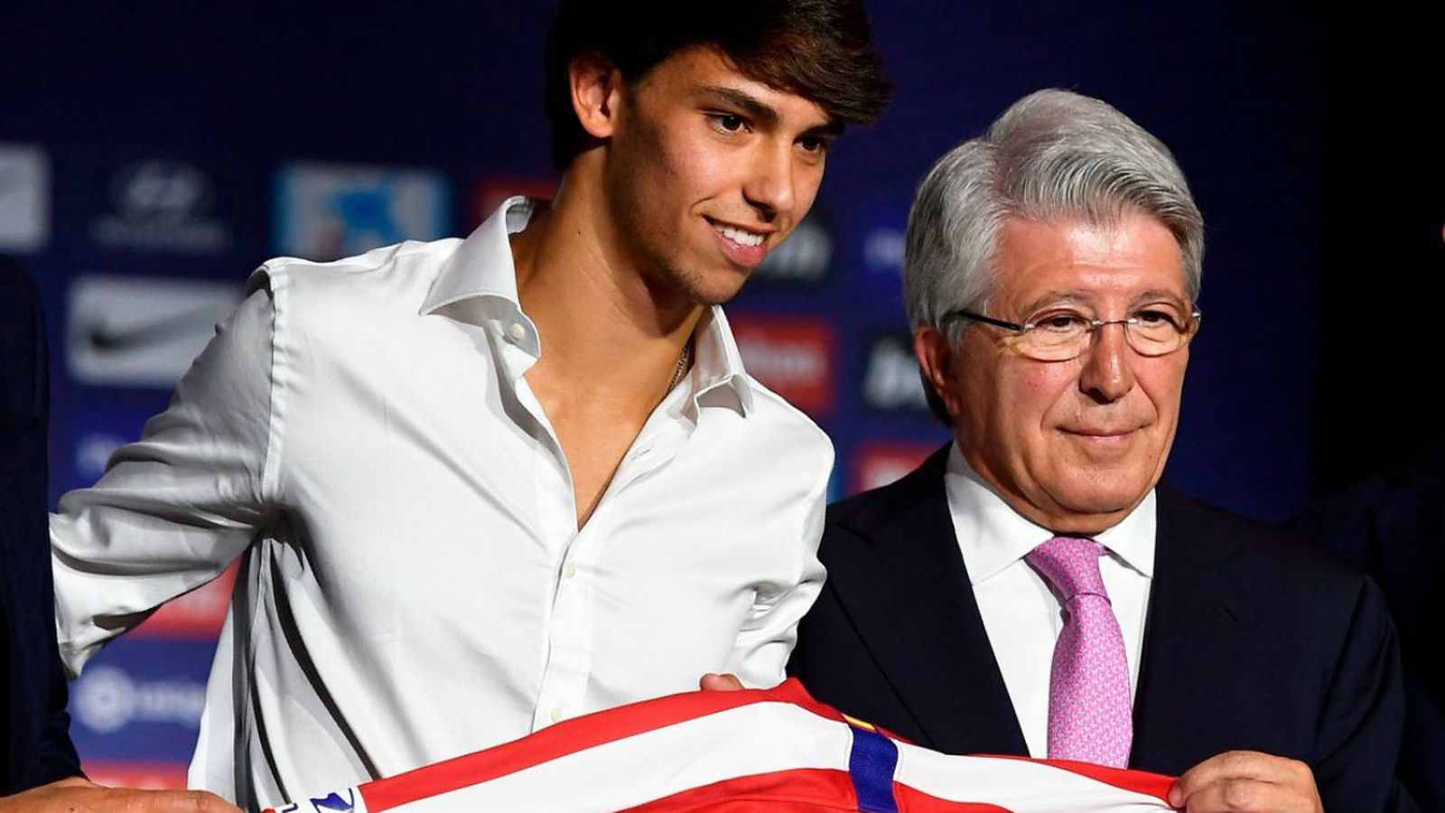 Joao Félix y Enrique Cerezo
