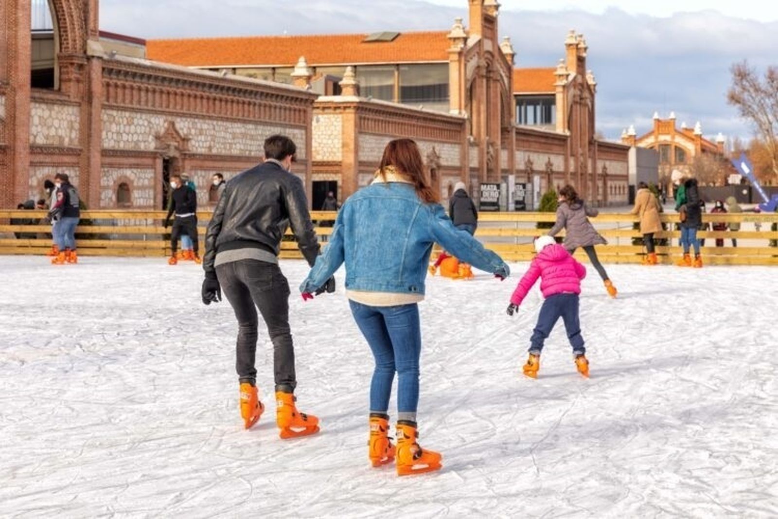 Pista de hielo en Matadero