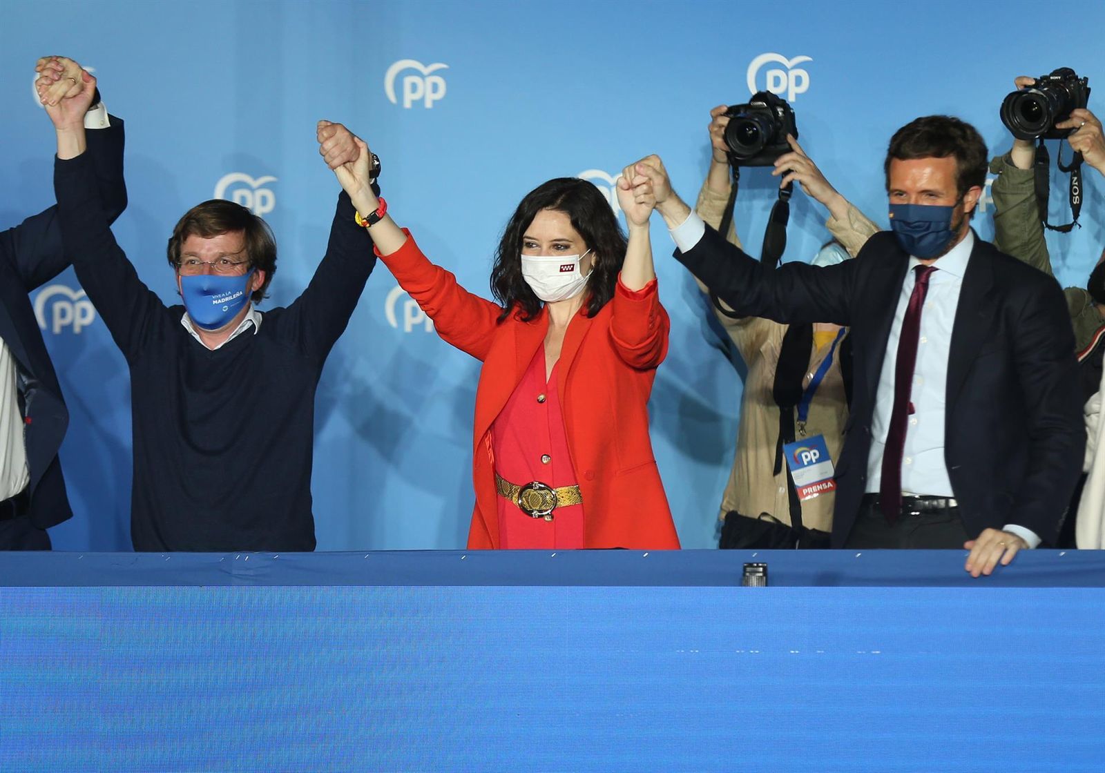 La ganadora de las elecciones, Isabel Díaz Ayuso