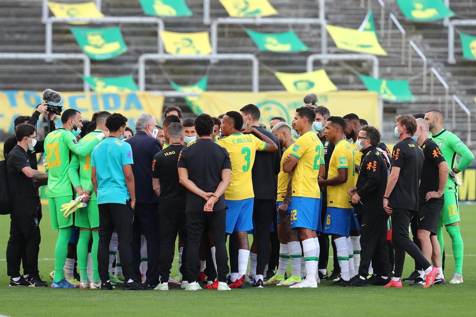 Brasil-Argentina, insólita suspensión
