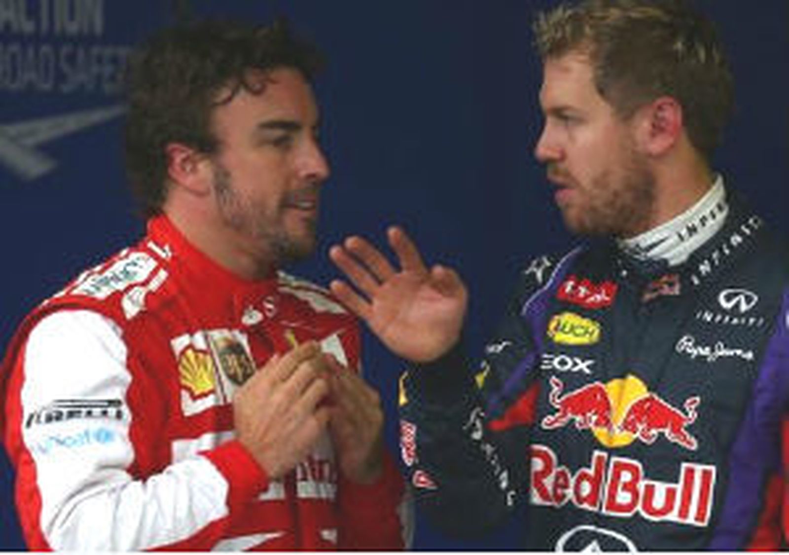 Fernando Alonso y Sebastian Vettel