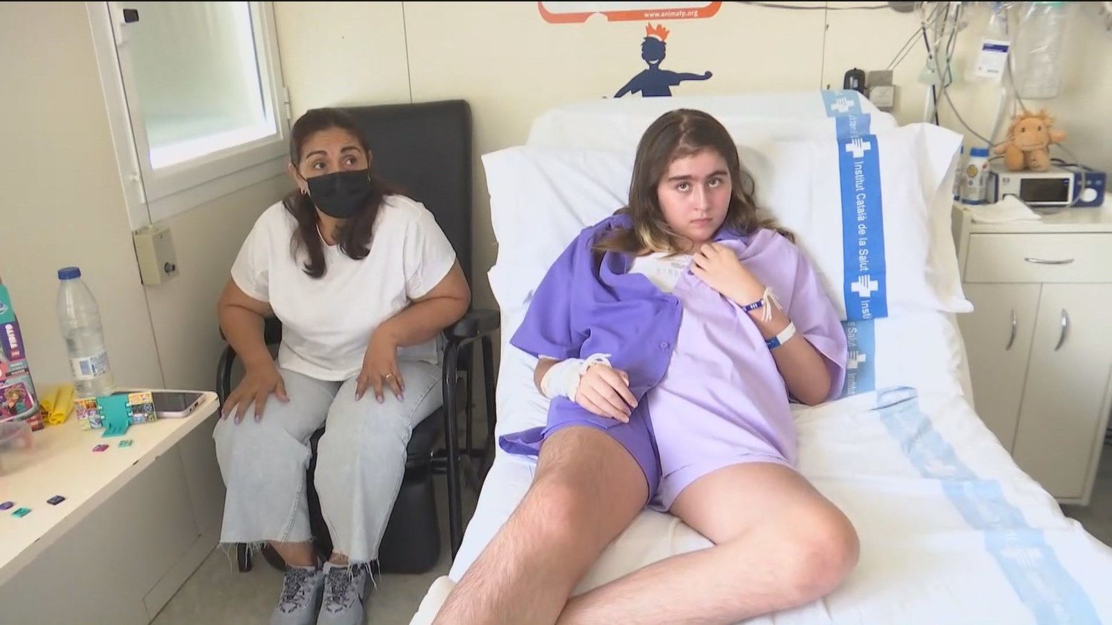 Una niña de 11 años supera un caso grave de gripe A