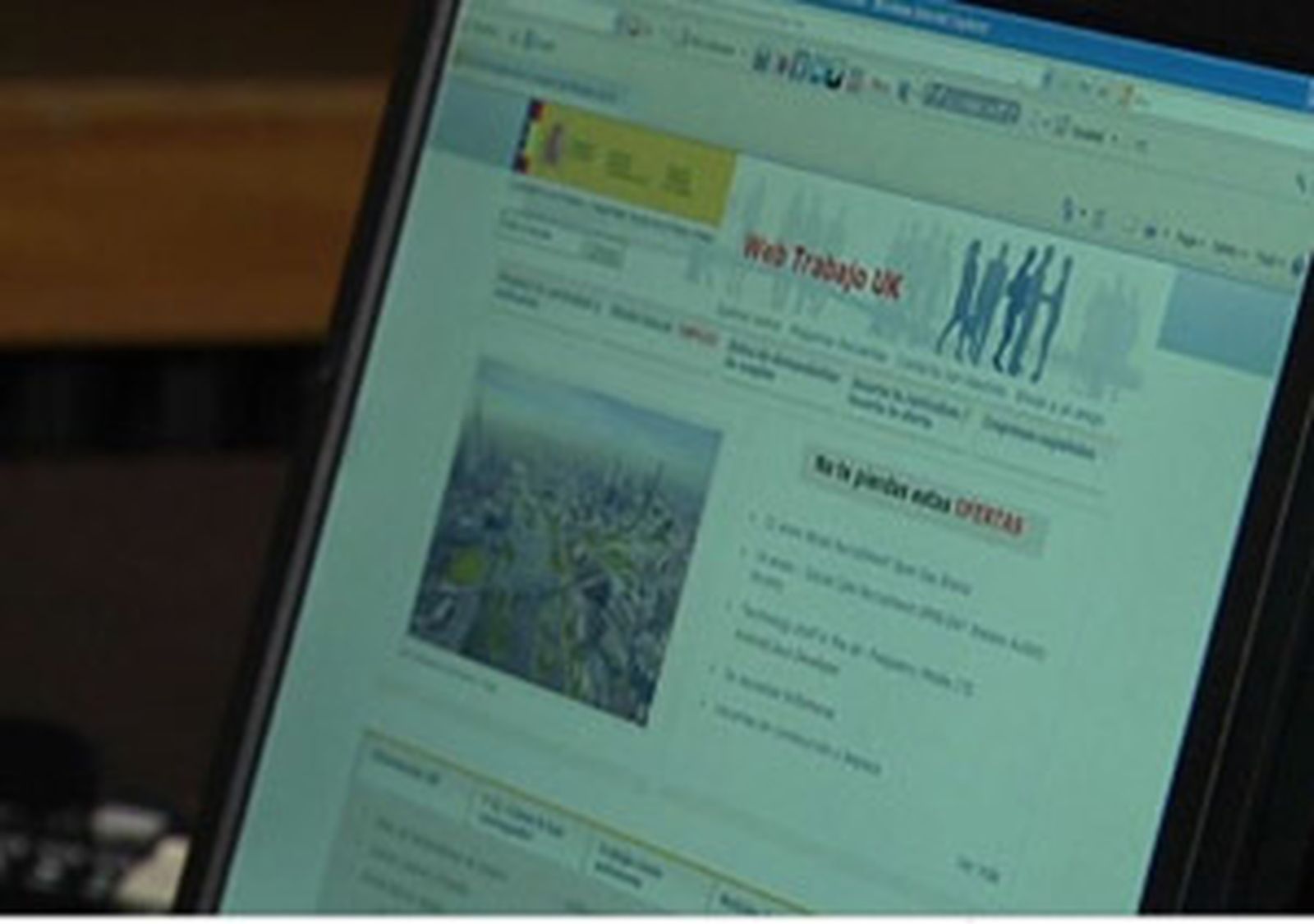 Web de empleo de la embajada de Londres