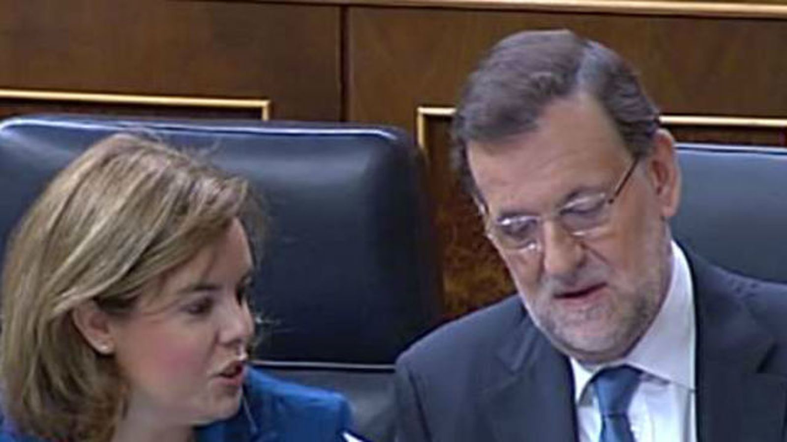 Mariano Rajoy y Soraya Sáenz de Santamaría