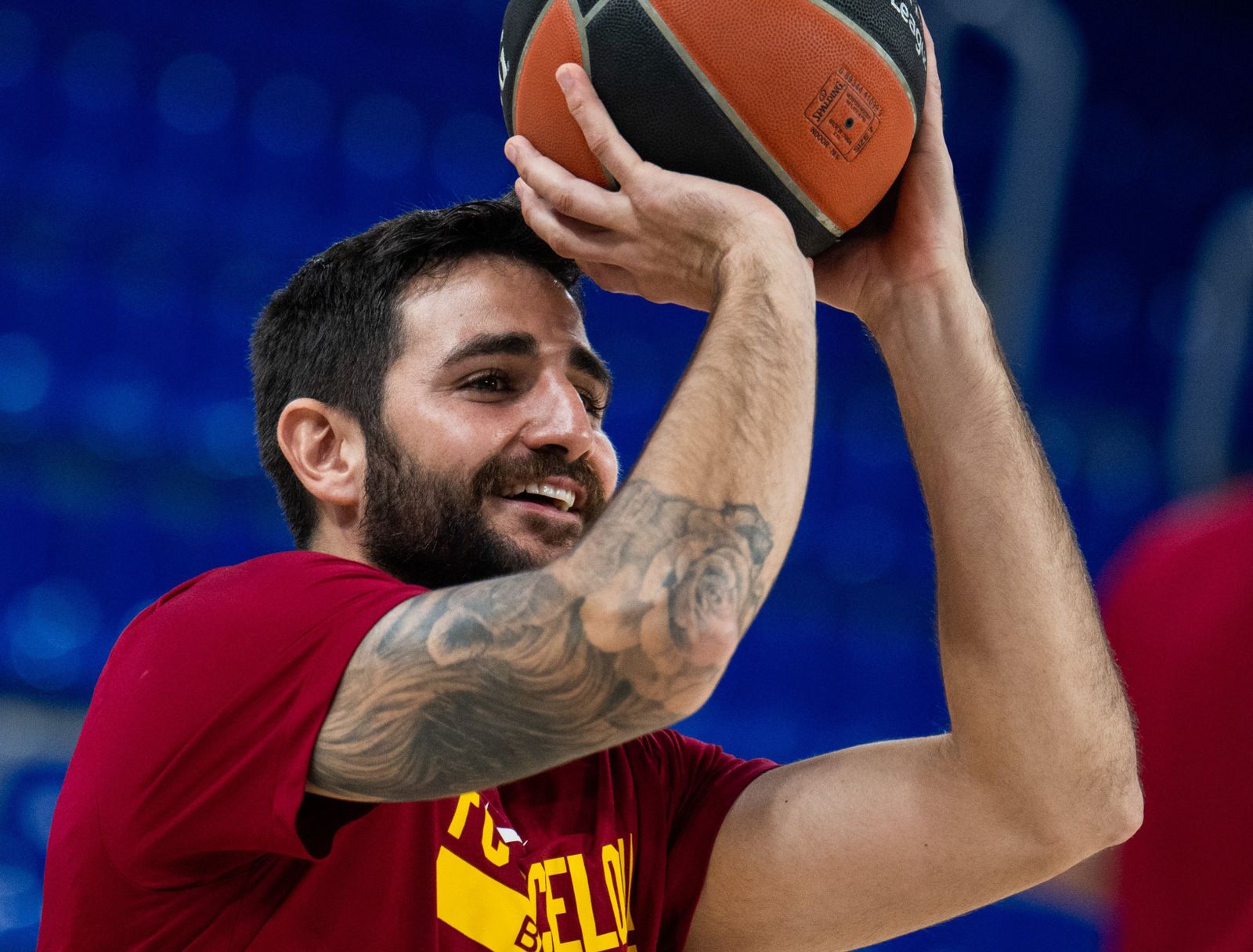 Rubio completa su primer entrenamiento en el Barça bajo una gran expectación