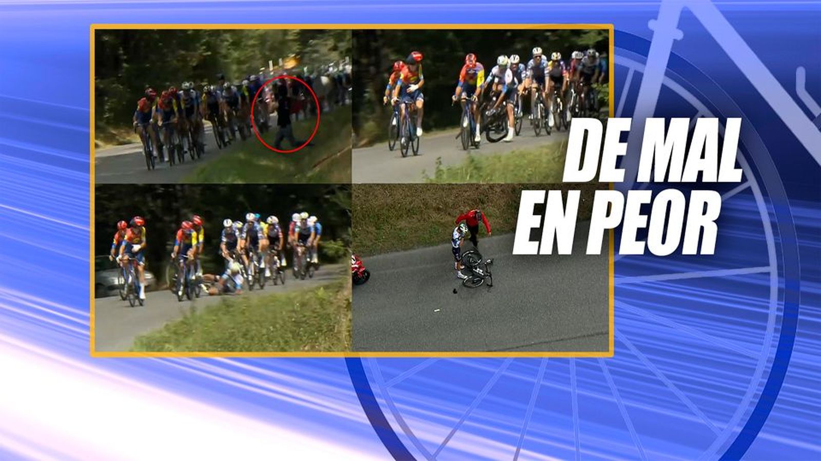 La Vuelta, de mal en peor