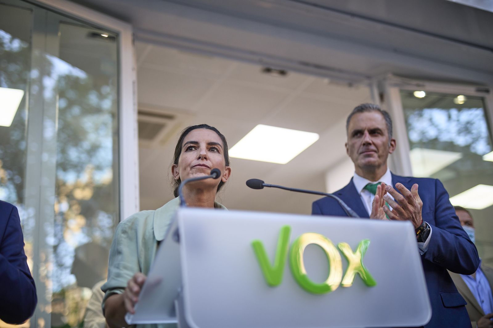 Rocío Monasterio y Javier Ortega Smith, en una imagen de archivo