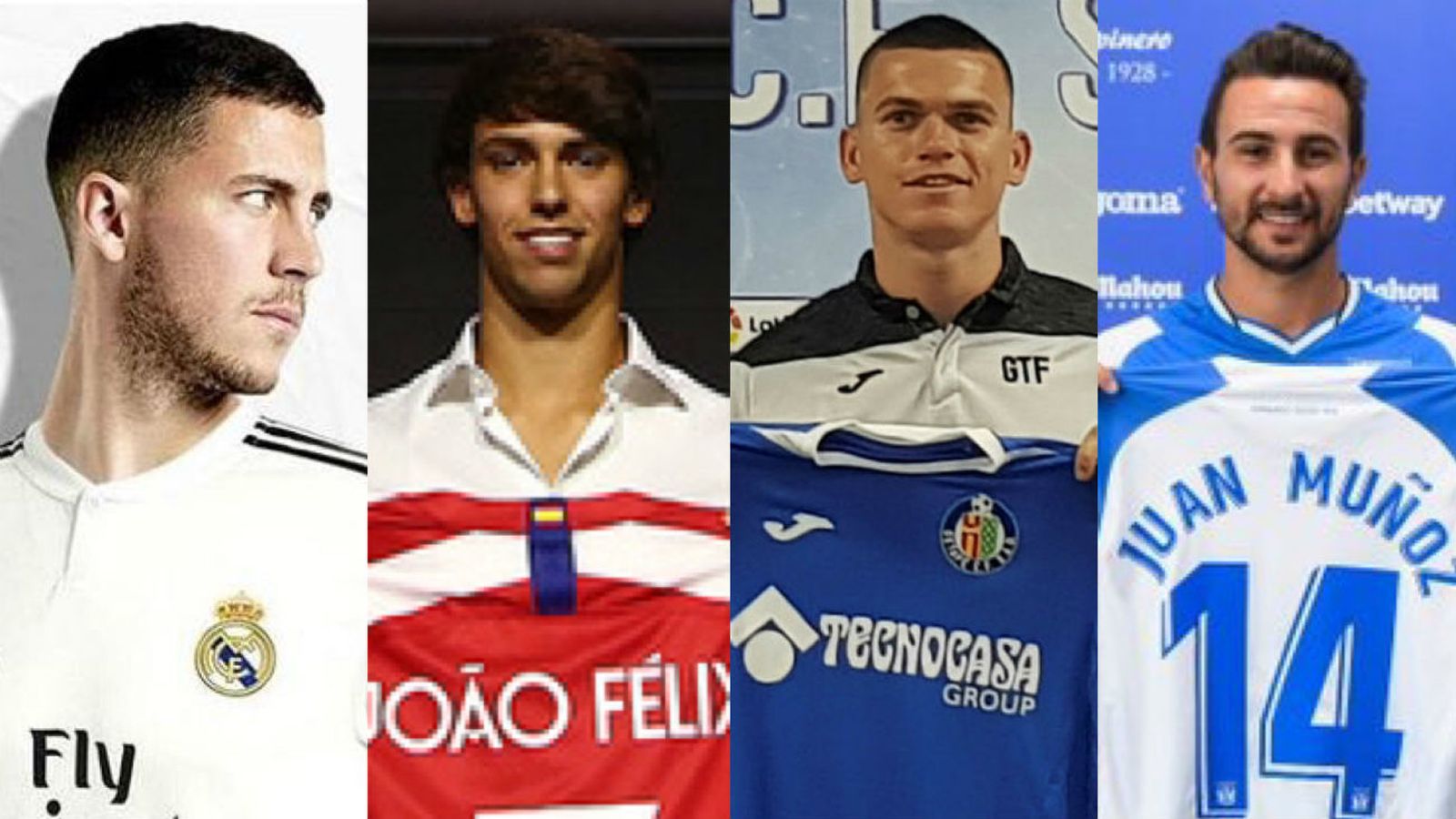 Hazard, Joao Félix, Juan Muñoz y Raúl García