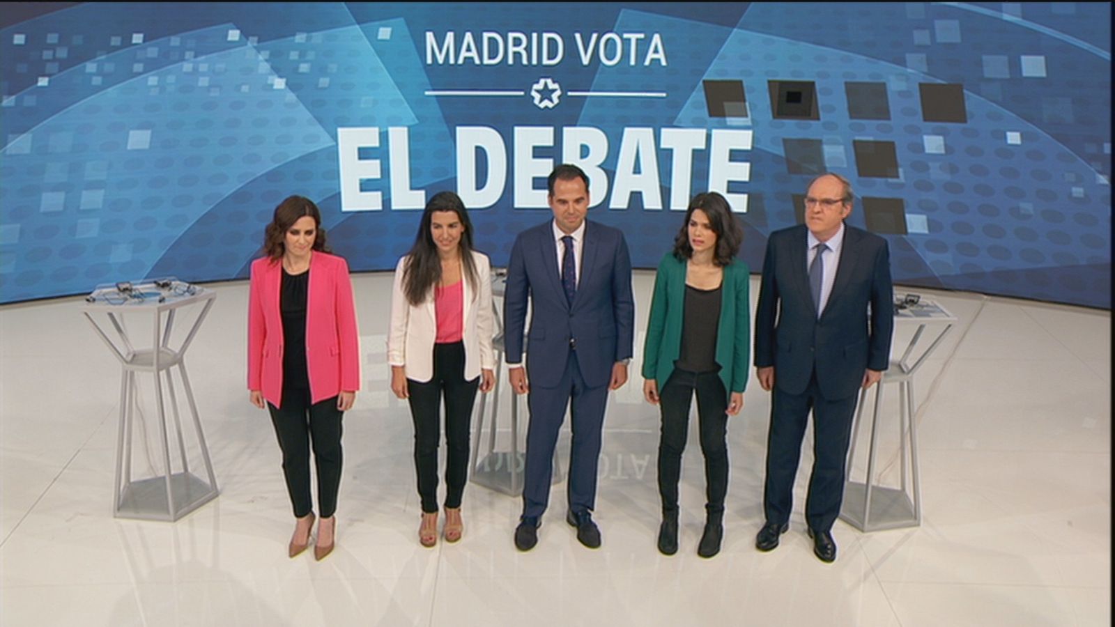 Debate autonómico a cinco en Telemadrid